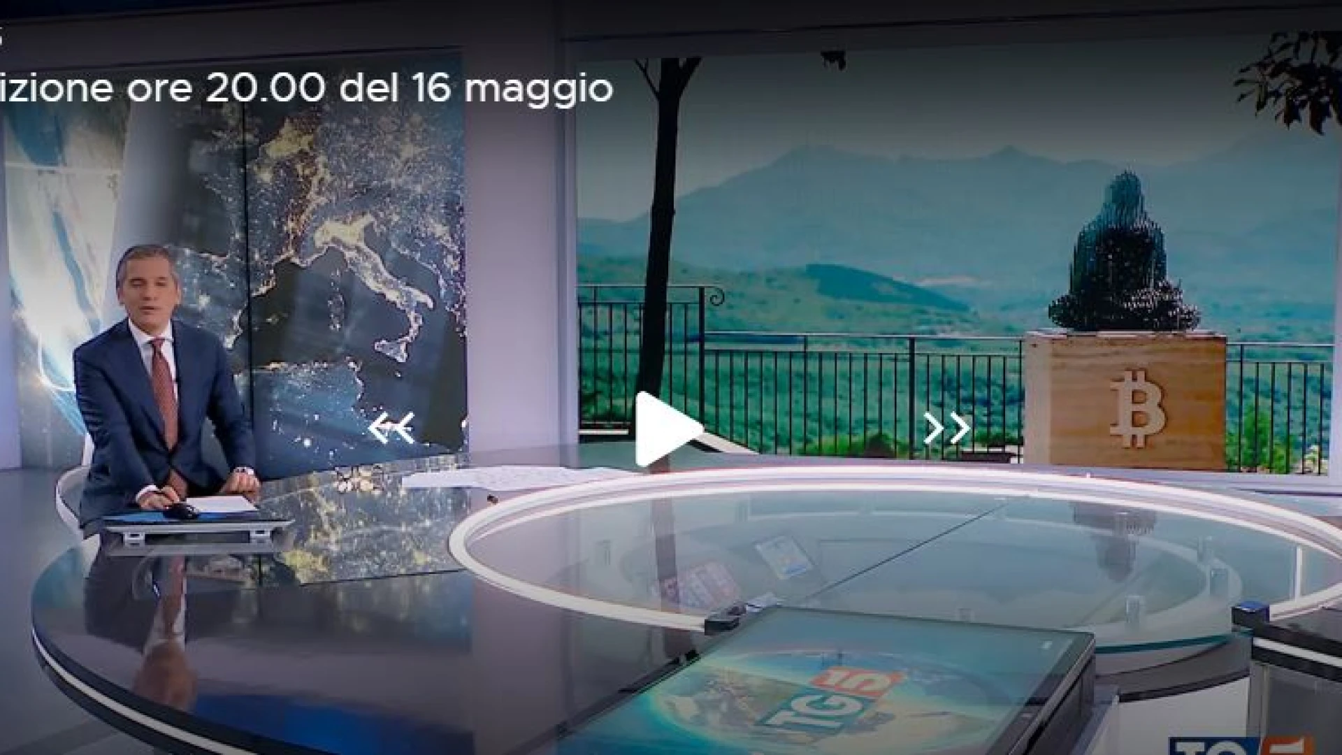 Fornelli e' il primo borgo BITCOIN in Italia. Ieri sera ribalta nazionale sul TG5 delle ore 20.